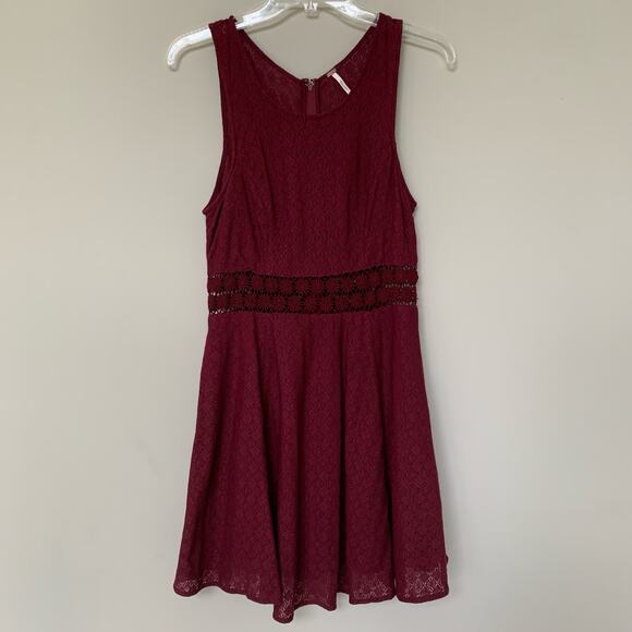 Free People Dresses & Skirts - Free People Daisy Waist tank dress fit & flare back zip partial lining size 10